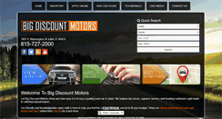 Desktop Screenshot of bigdiscountmotors.com